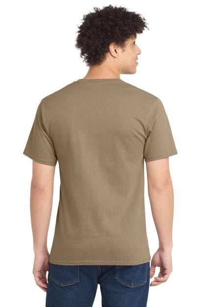 Custom Embroidered Port & Co Clothing in Sand