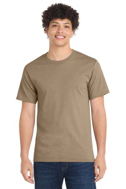 Custom Embroidered Port & Co Clothing in Sand