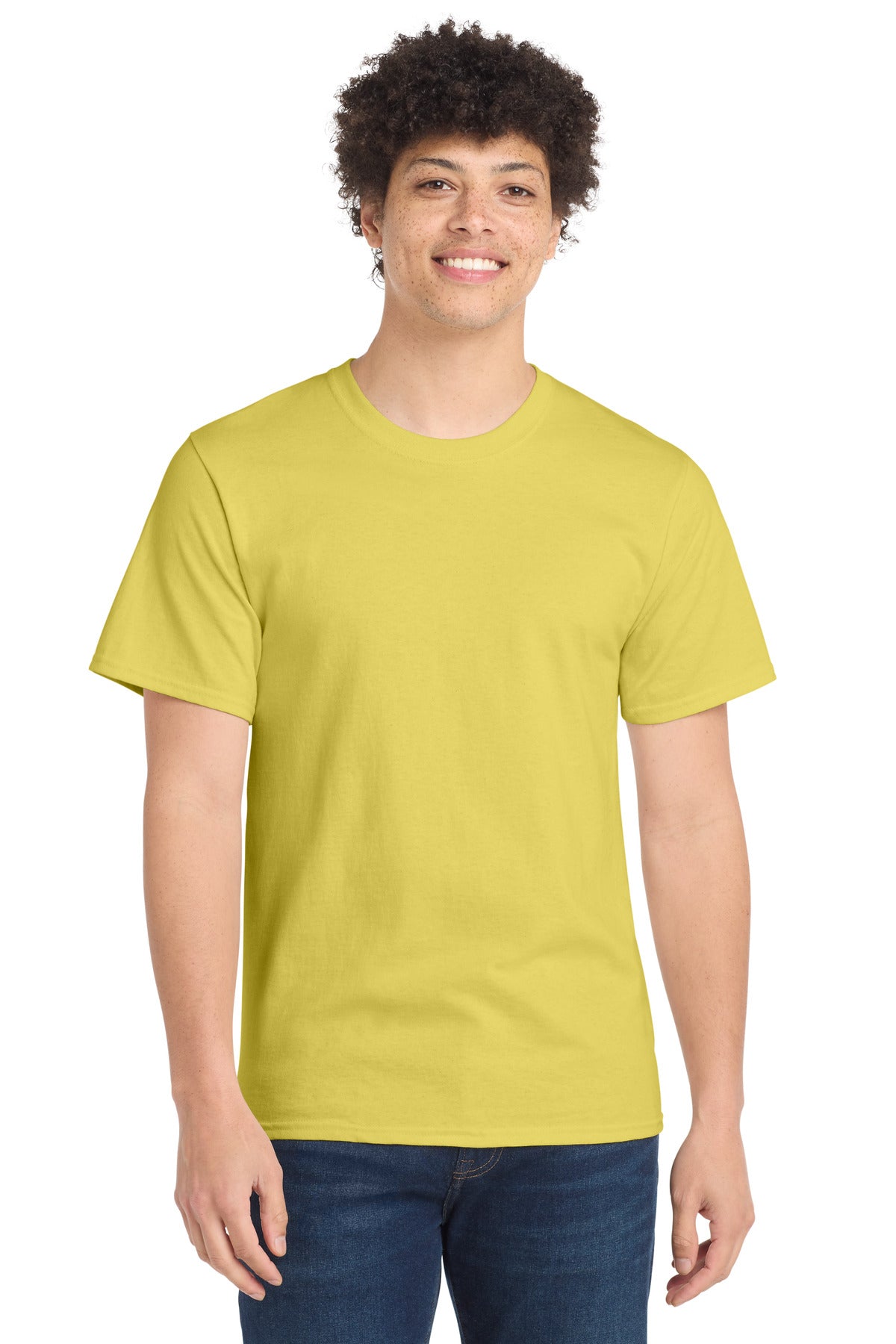 Custom Embroidered Port & Co Clothing in Yellow