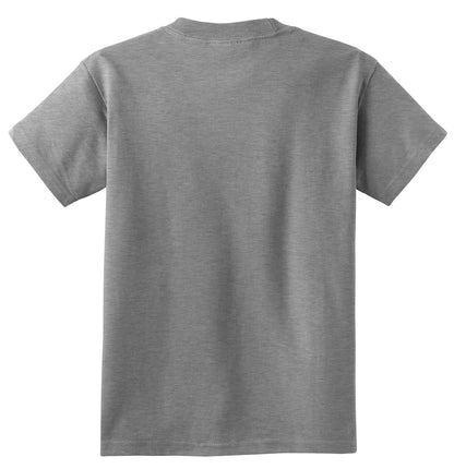 Port & Company Youth Essential Tee. PC61Y Athletic Heather