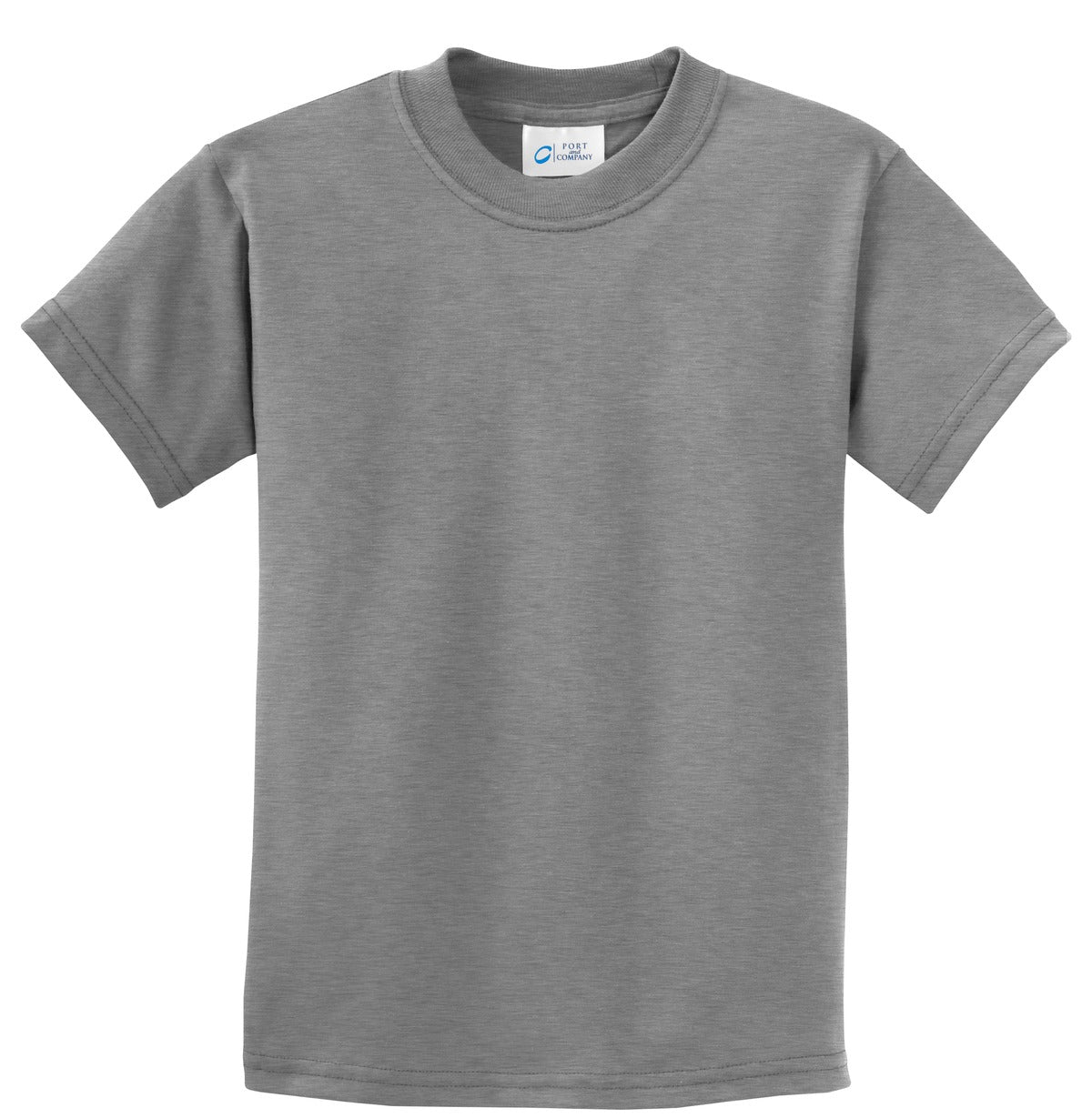 Port & Company Youth Essential Tee. PC61Y Athletic Heather