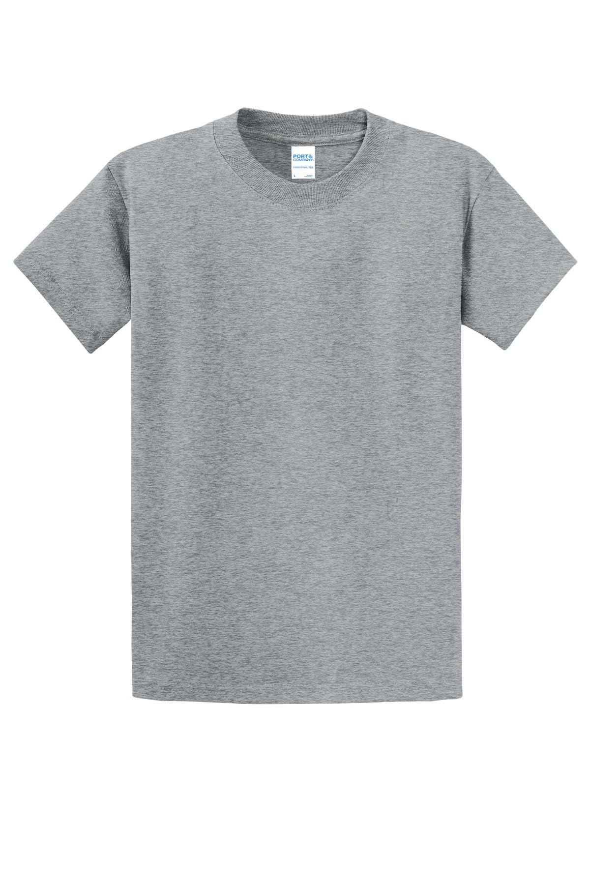 Custom Embroidered Port & Co T-Shirts  in Athletic Heather