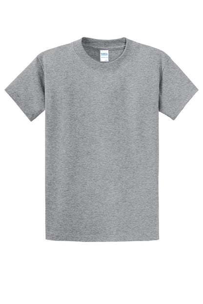 Custom Embroidered Port & Co T-Shirts  in Athletic Heather