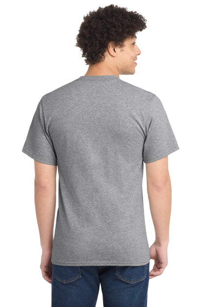 Custom Embroidered Port & Co T-Shirts  in Athletic Heather