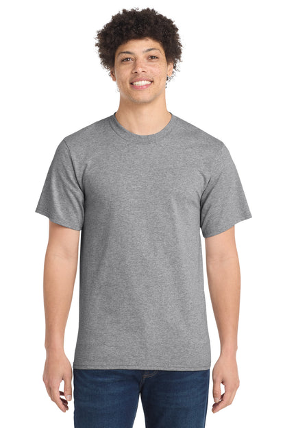 Custom Embroidered Port & Co T-Shirts  in Athletic Heather