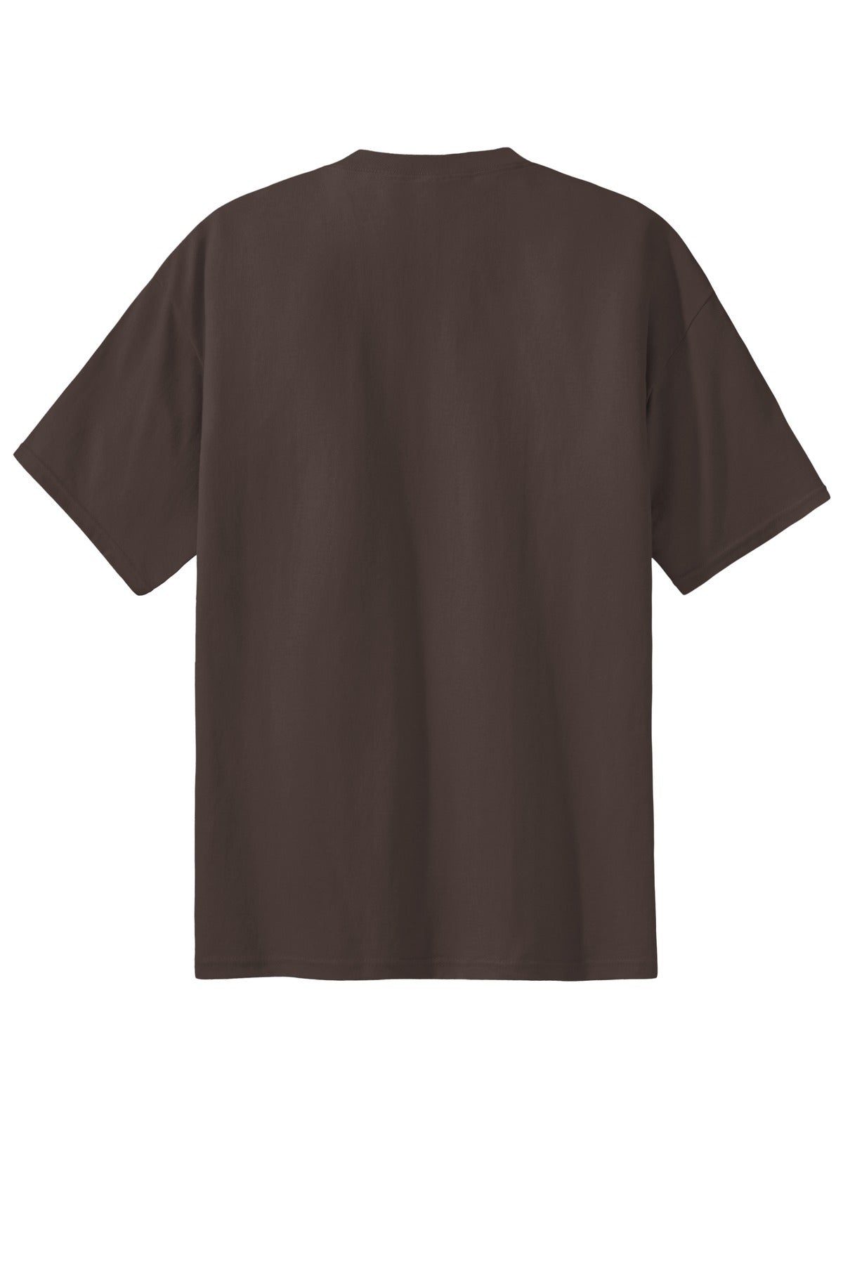 Custom Embroidered Port & Co T-Shirts  in Brown