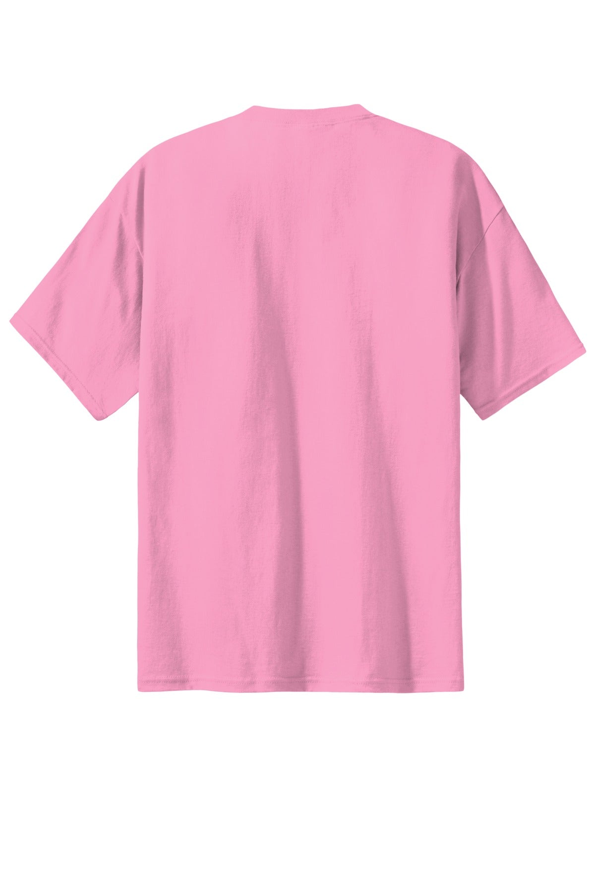 Custom Embroidered Port & Co T-Shirts  in Candy Pink