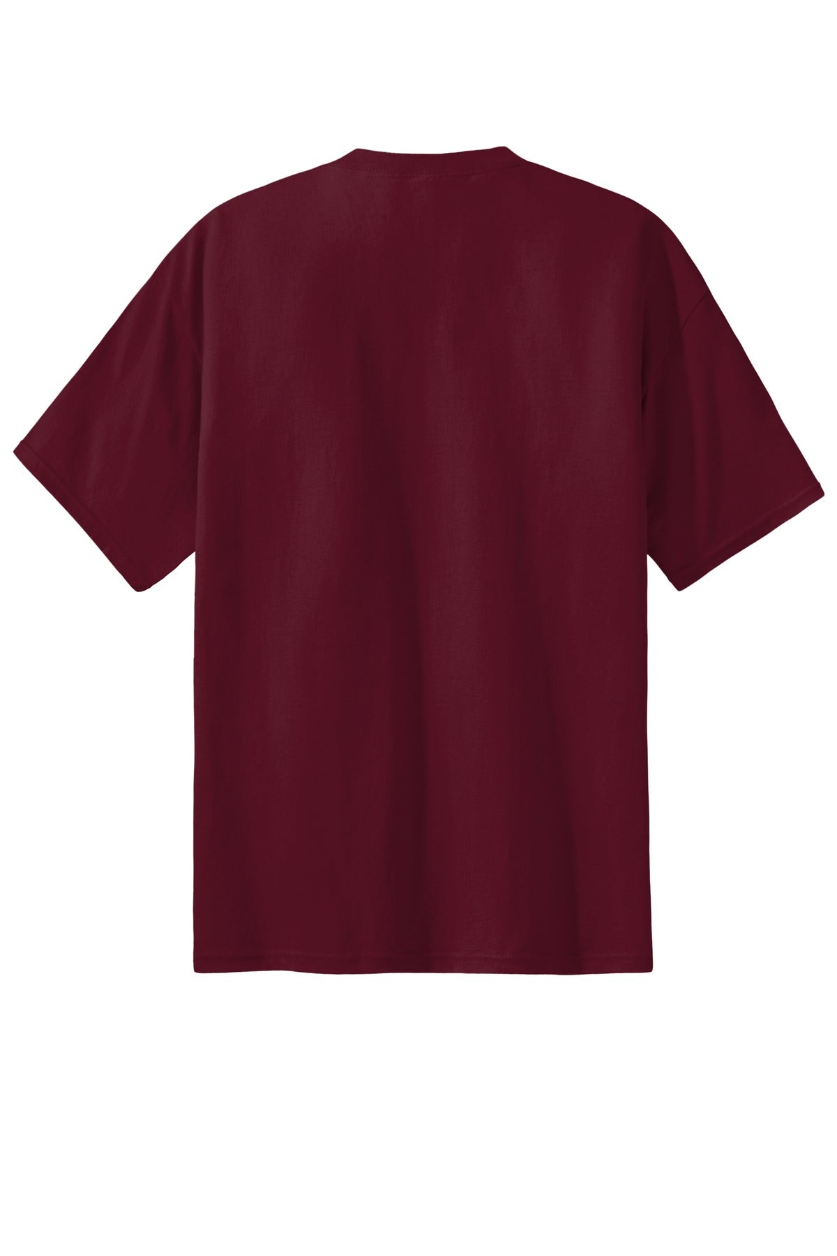 Custom Embroidered Port & Co T-Shirts  in Cardinal