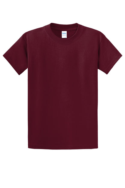 Custom Embroidered Port & Co T-Shirts  in Cardinal
