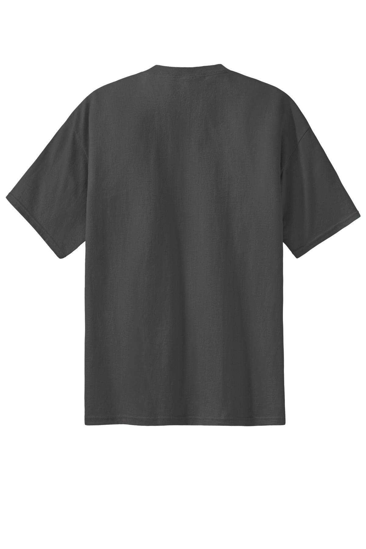 Custom Embroidered Port & Co T-Shirts  in Charcoal