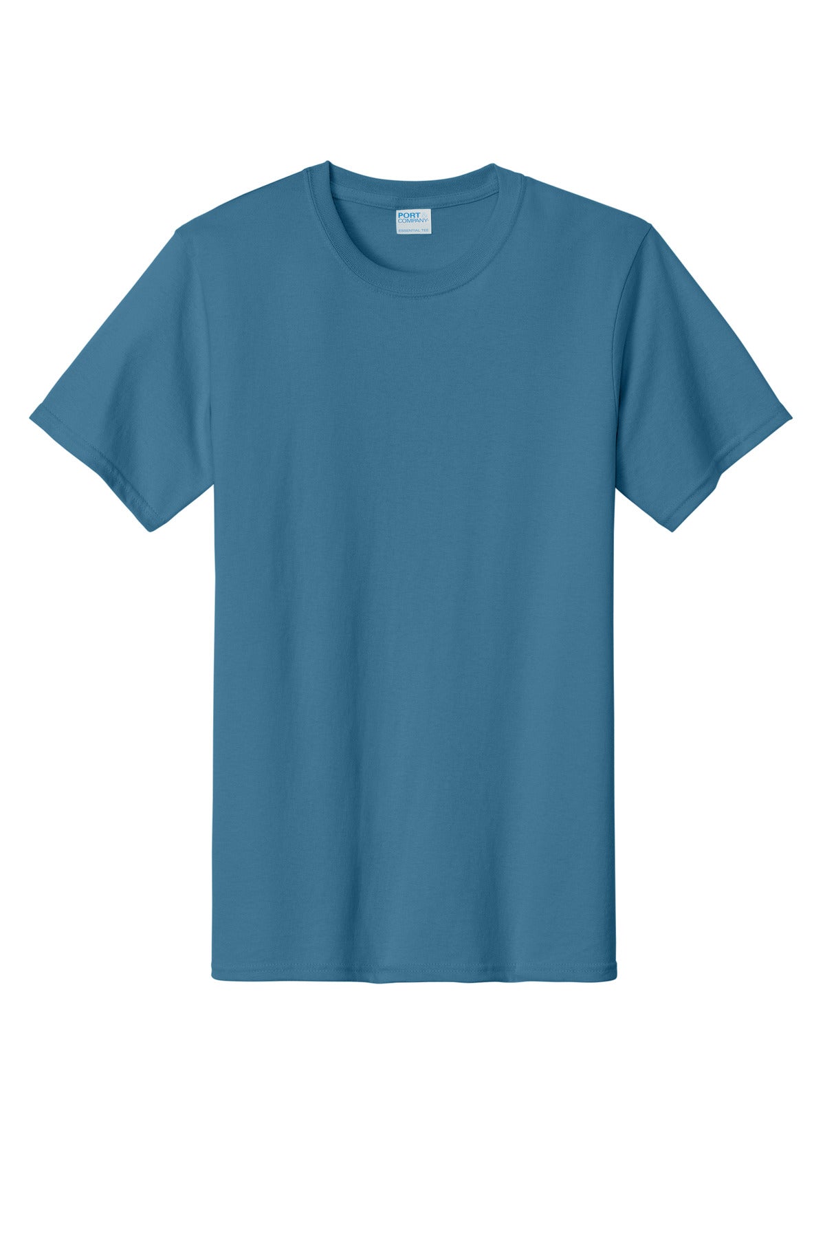 Custom Embroidered Port & Co T-Shirts  in Colonial Blue