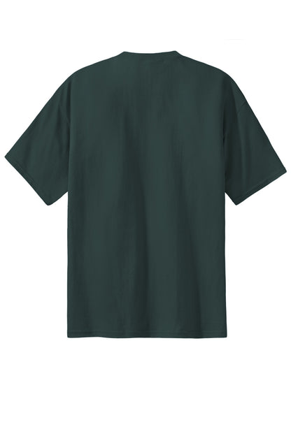 Custom Embroidered Port & Co T-Shirts  in Dark Green