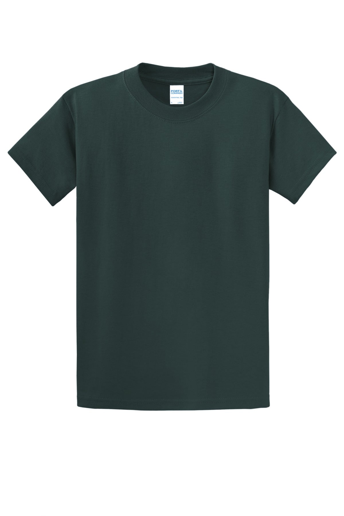 Custom Embroidered Port & Co T-Shirts  in Dark Green