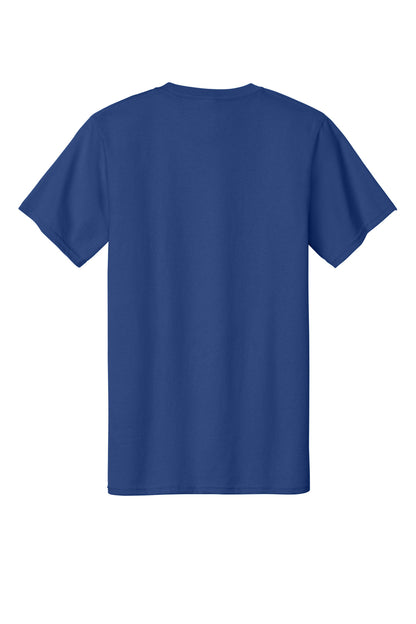 Custom Embroidered Port & Co T-Shirts  in Deep Marine
