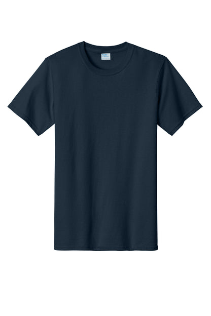 Custom Embroidered Port & Co T-Shirts  in Deep Navy