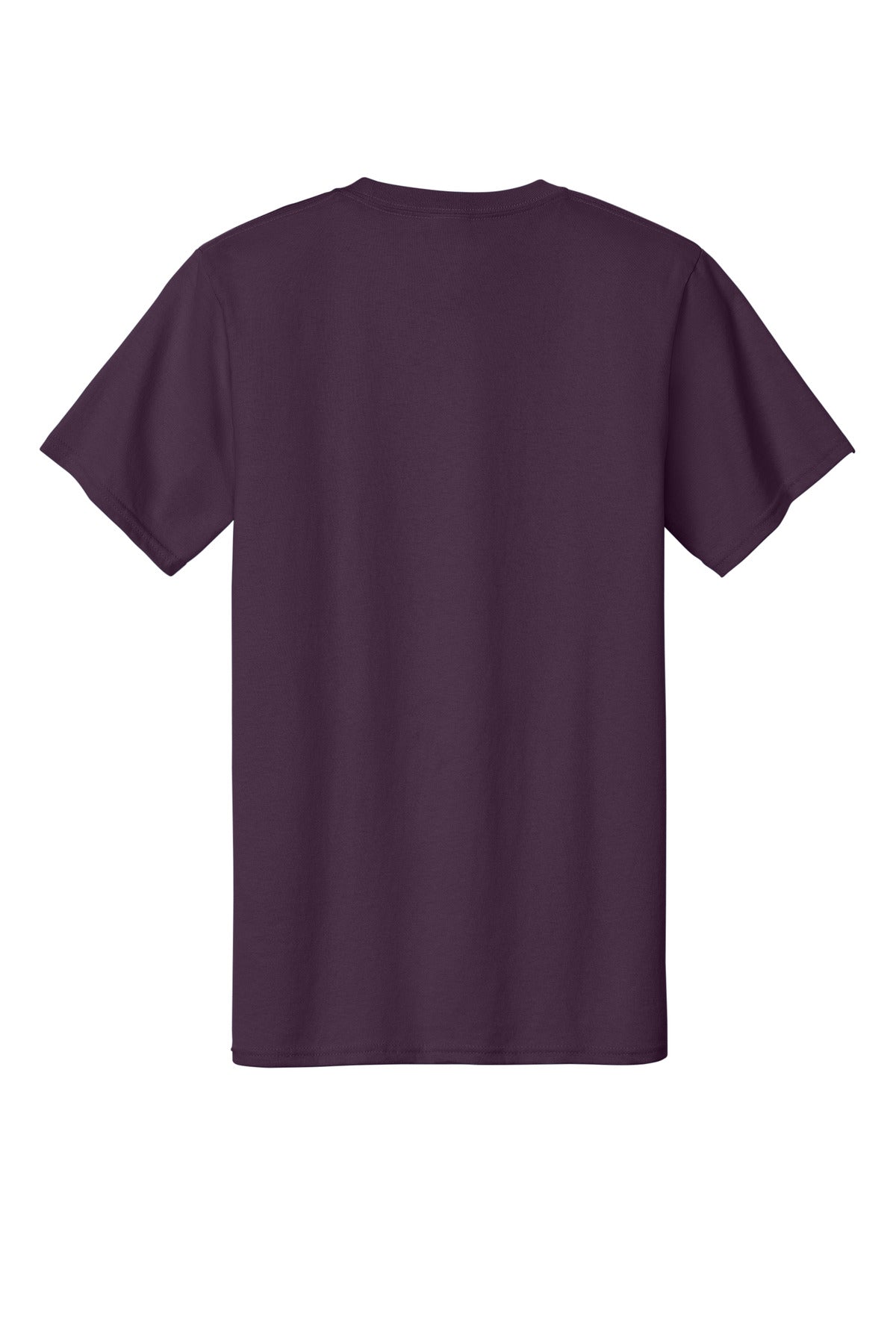 Custom Embroidered Port & Co T-Shirts  in Eggplant
