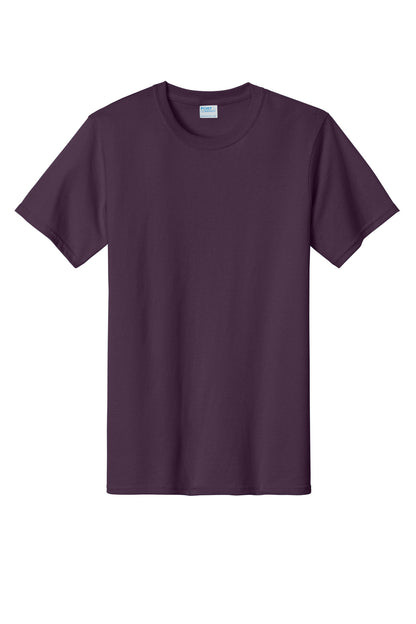 Custom Embroidered Port & Co T-Shirts  in Eggplant