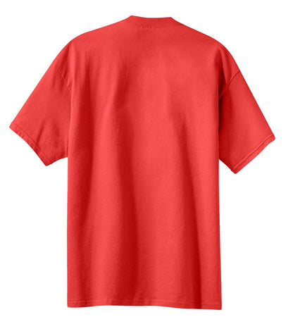Custom Embroidered Port & Co Clothing in Fiery Red