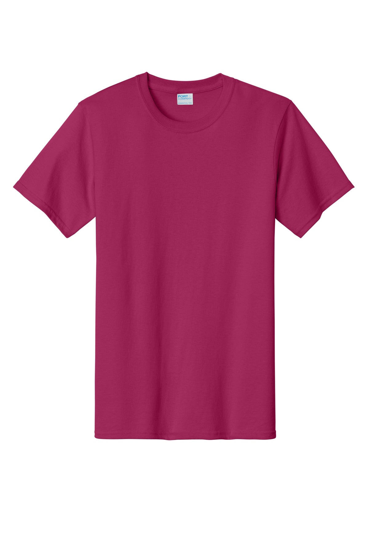 Custom Embroidered Port & Co T-Shirts  in Flush Pink