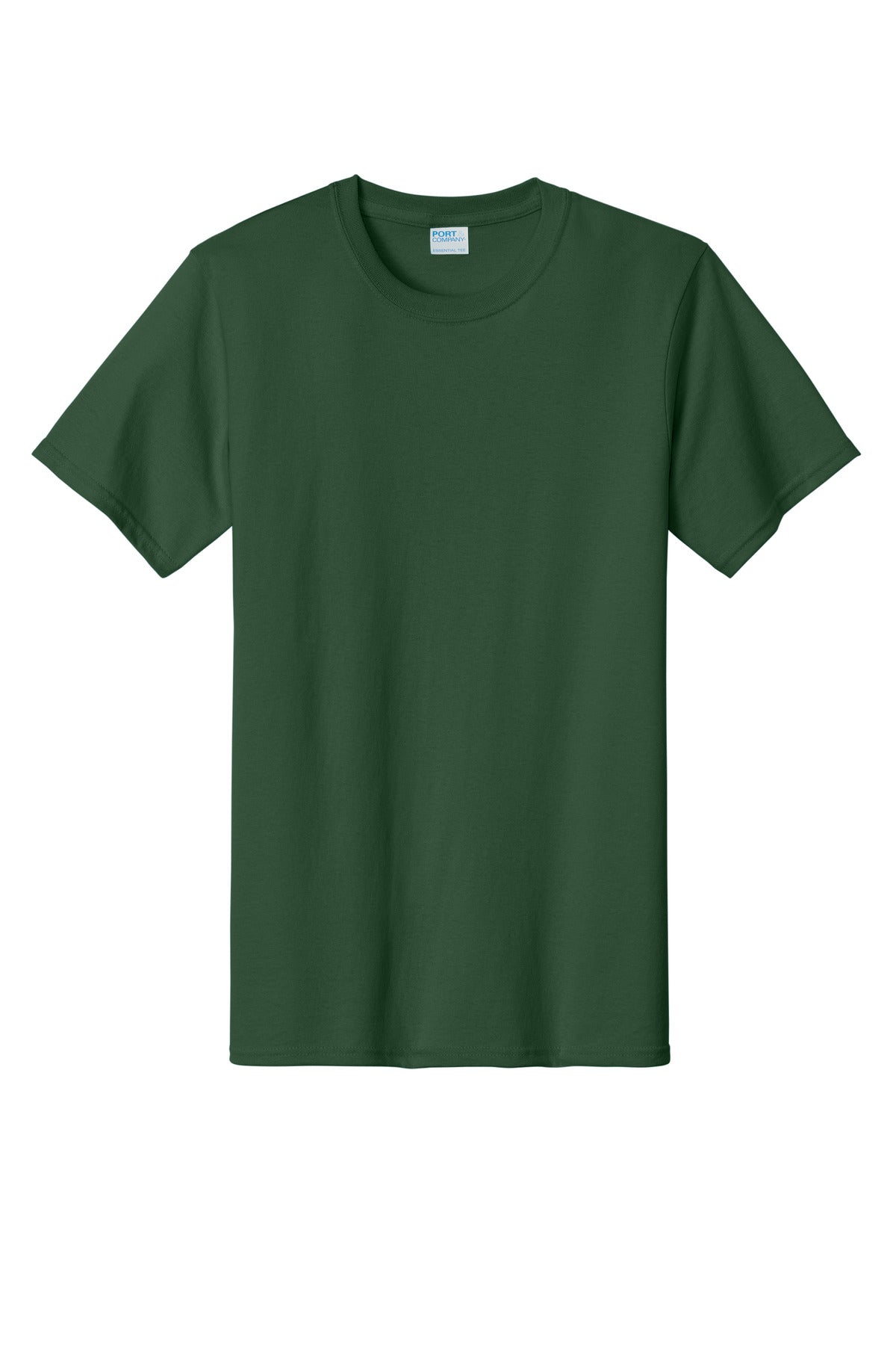 Custom Embroidered Port & Co T-Shirts  in Forest Green