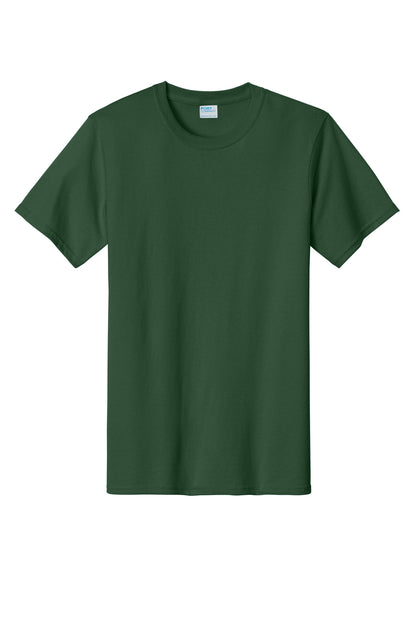 Custom Embroidered Port & Co T-Shirts  in Forest Green