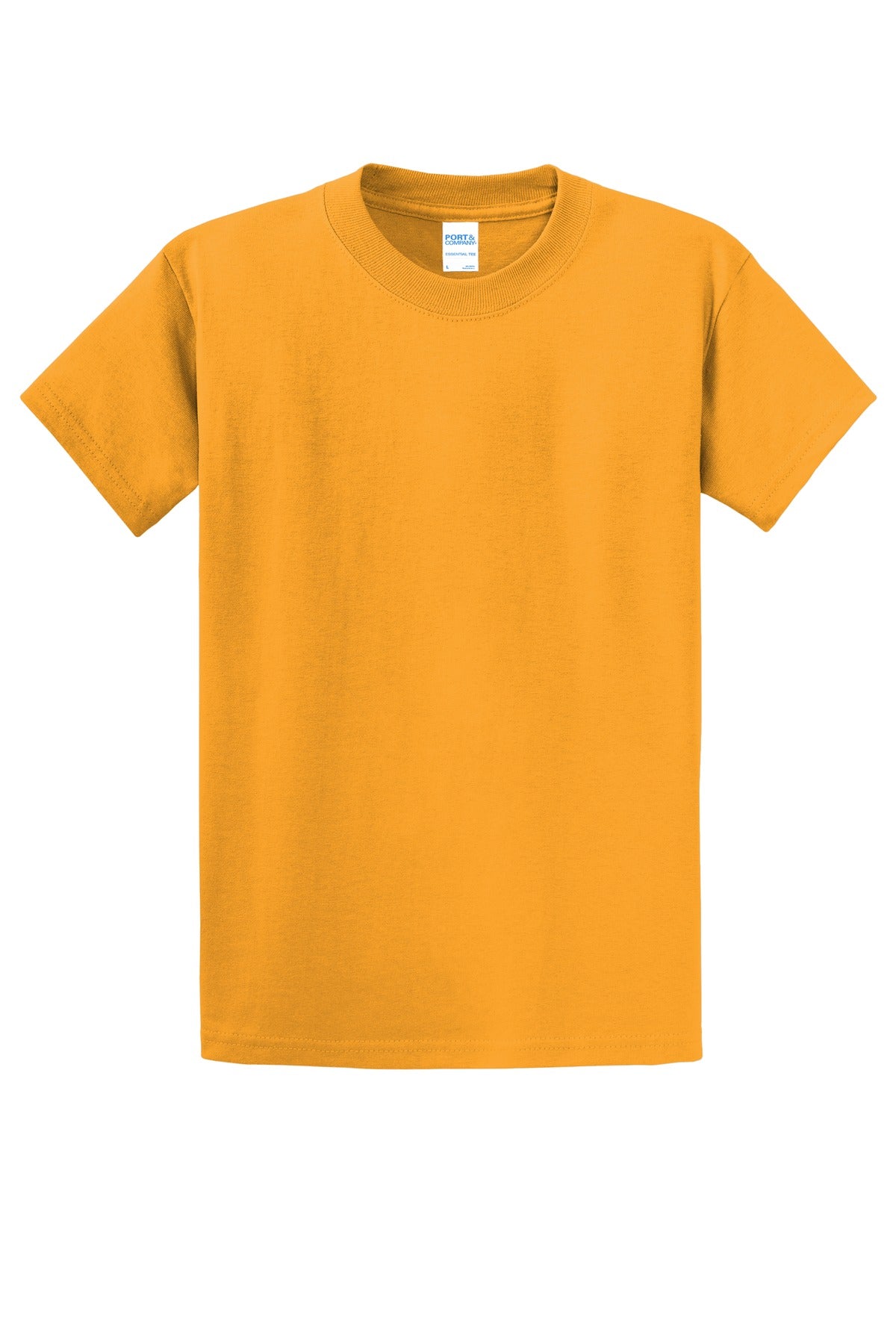 Custom Embroidered Port & Co T-Shirts  in Gold
