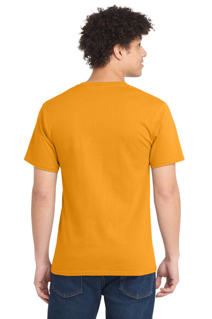 Custom Embroidered Port & Co T-Shirts  in Gold