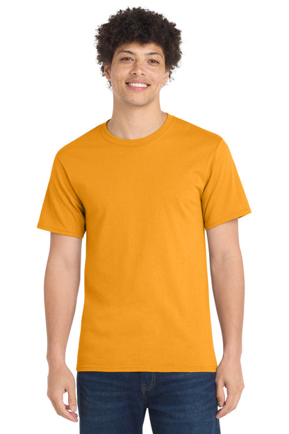 Custom Embroidered Port & Co T-Shirts  in Gold
