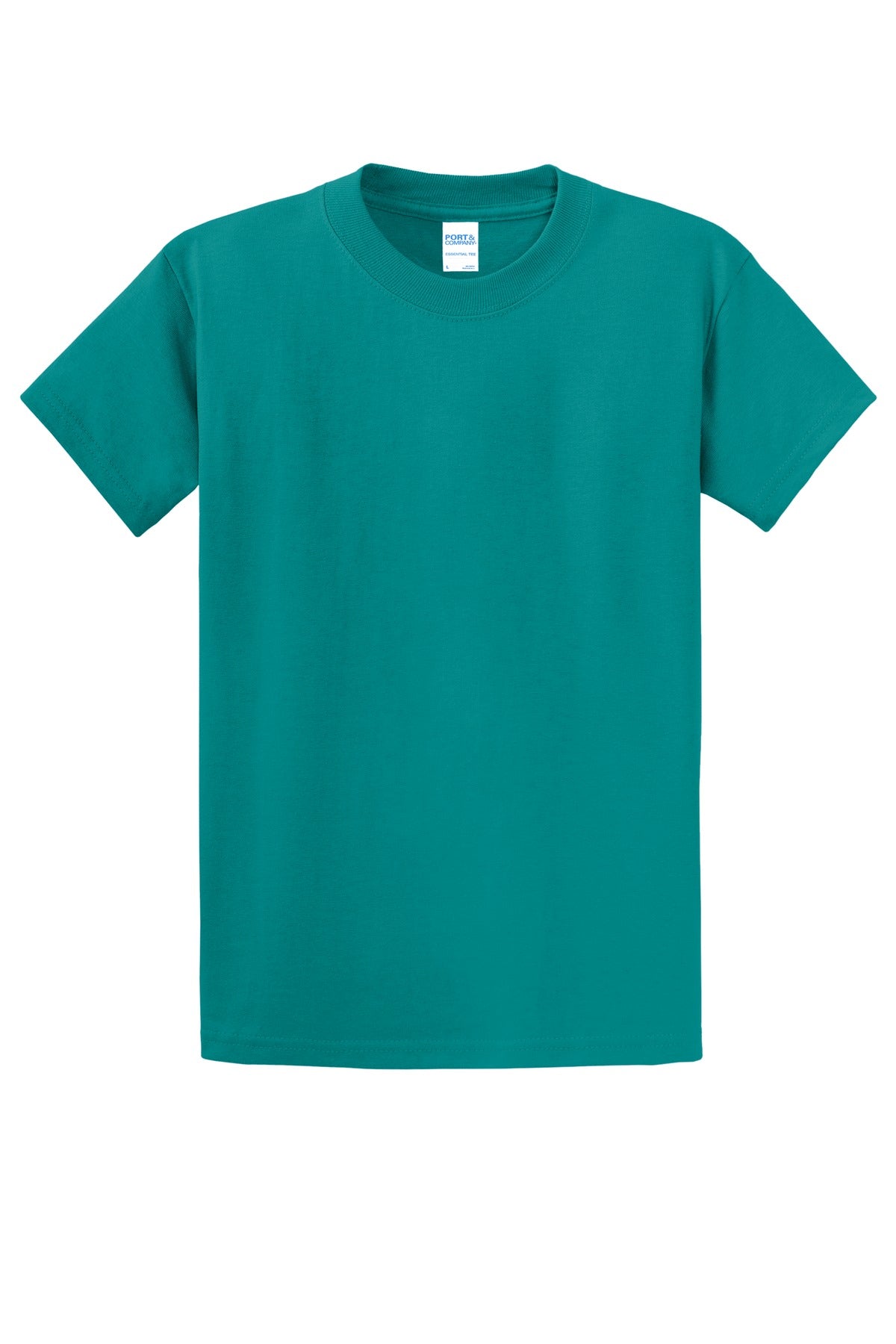 Custom Embroidered Port & Co T-Shirts  in Jade Green