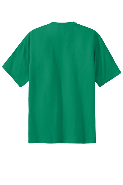 Custom Embroidered Port & Co T-Shirts  in Kelly