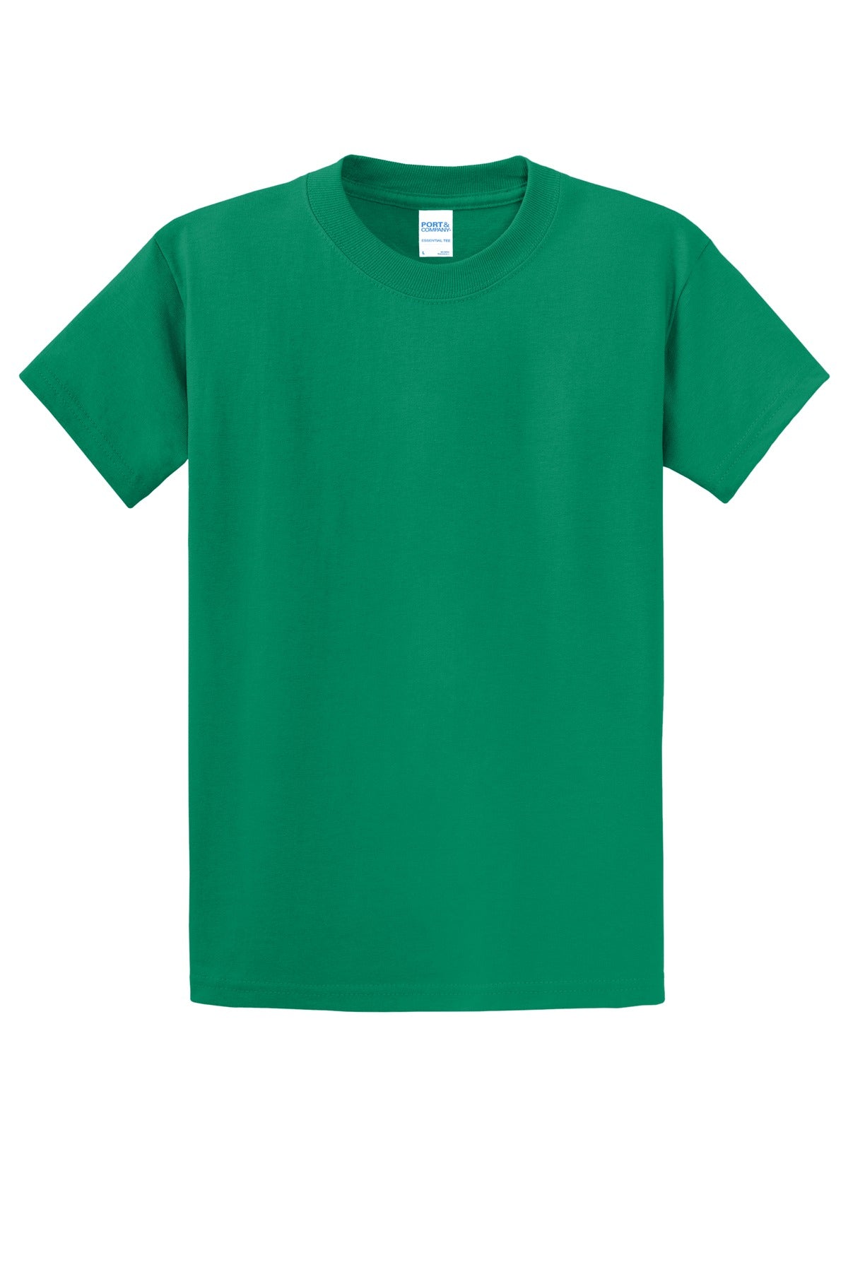 Custom Embroidered Port & Co T-Shirts  in Kelly