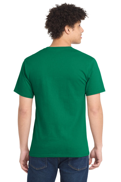 Custom Embroidered Port & Co T-Shirts  in Kelly