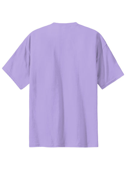 Custom Embroidered Port & Co T-Shirts  in Lavender