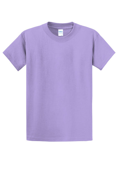 Custom Embroidered Port & Co T-Shirts  in Lavender