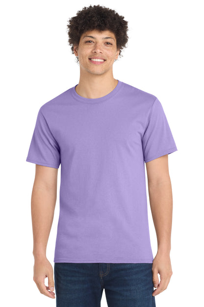 Custom Embroidered Port & Co T-Shirts  in Lavender