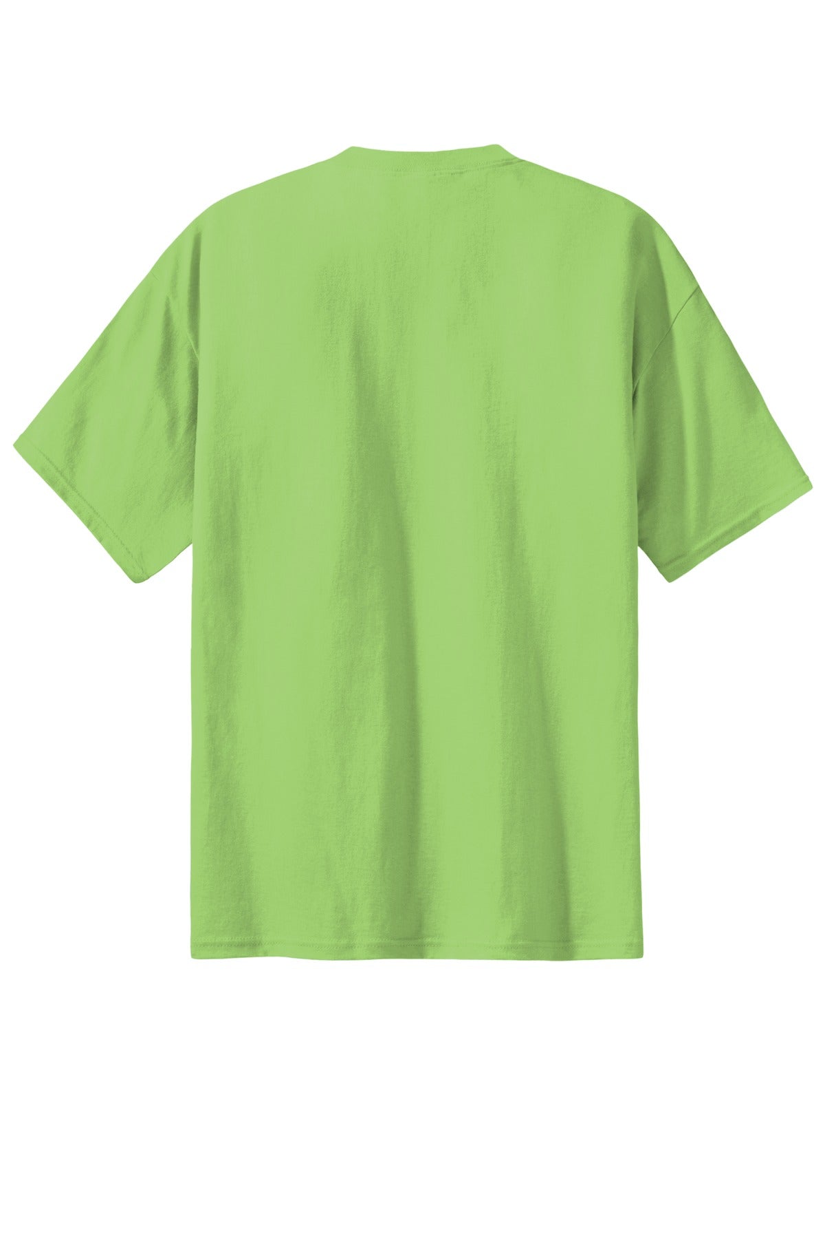 Custom Embroidered Port & Co T-Shirts  in Lime