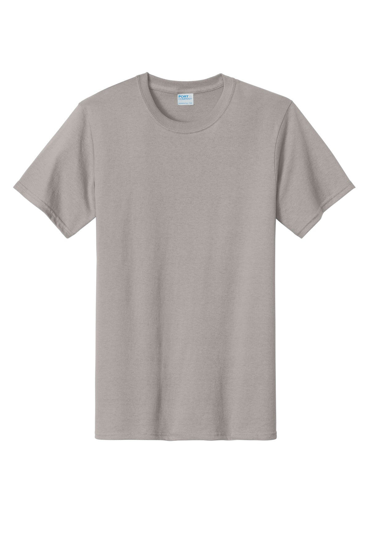 Custom Embroidered Port & Co T-Shirts  in Medium Grey