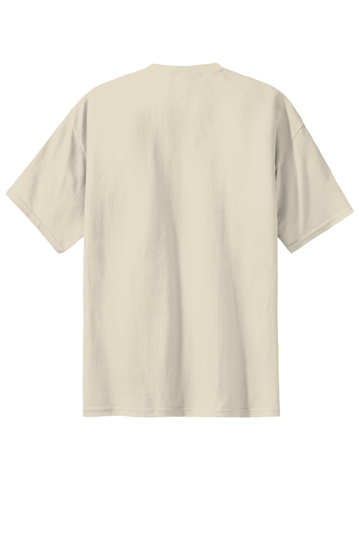 Custom Embroidered Port & Co T-Shirts  in Natural