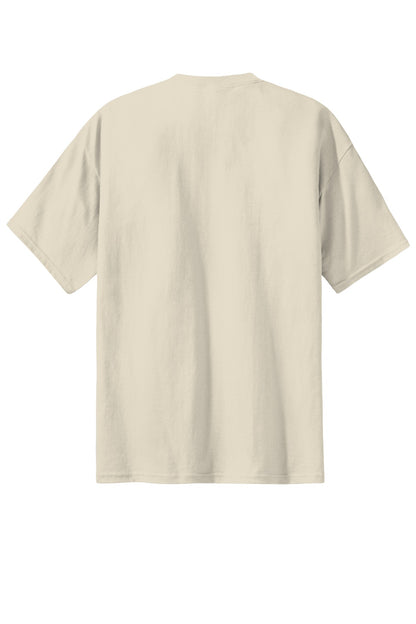 Custom Embroidered Port & Co T-Shirts  in Natural