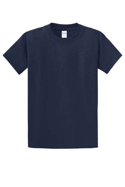 Custom Embroidered Port & Co T-Shirts  in Navy
