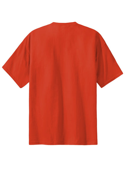 Custom Embroidered Port & Co T-Shirts  in Orange