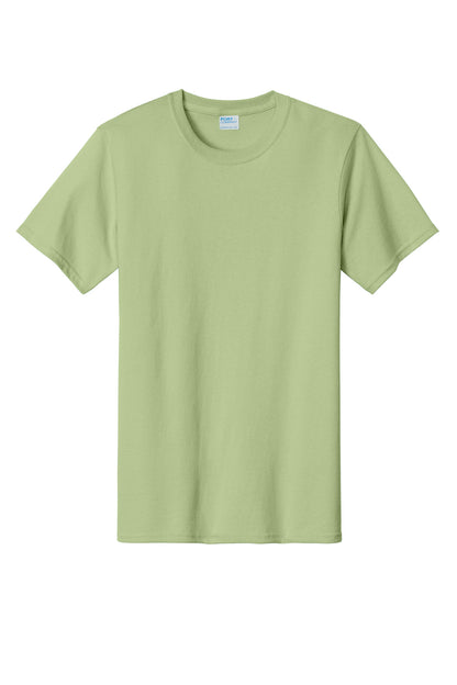 Custom Embroidered Port & Co T-Shirts  in Pistachio