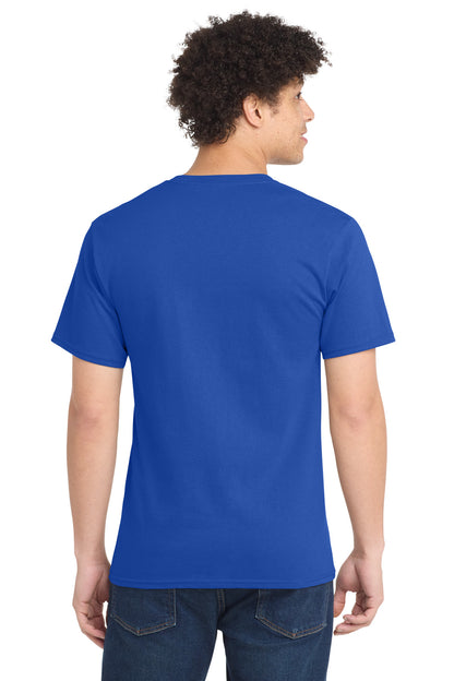 Custom Embroidered Port & Co T-Shirts  in Royal