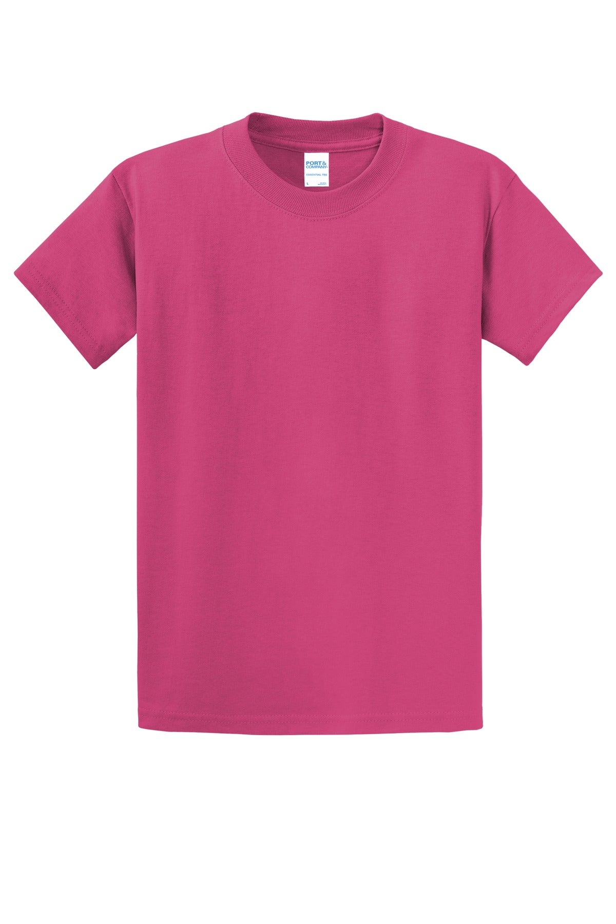 Custom Embroidered Port & Co T-Shirts  in Sangria
