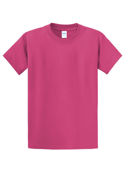 Custom Embroidered Port & Co T-Shirts  in Sangria