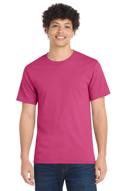 Custom Embroidered Port & Co T-Shirts  in Sangria