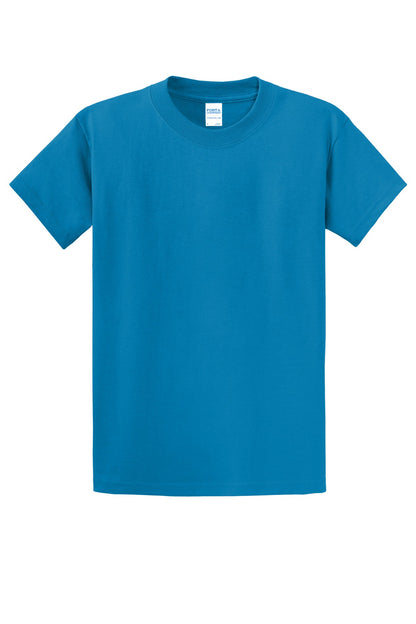 Custom Embroidered Port & Co T-Shirts  in Sapphire