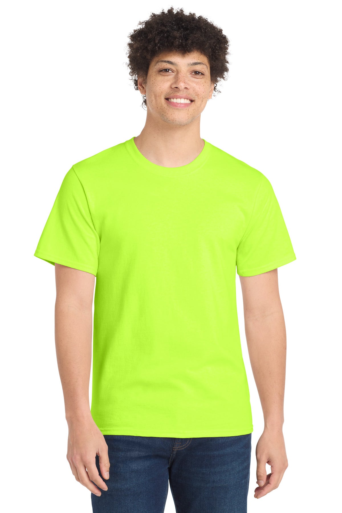 Custom Embroidered Port & Co T-Shirts  in S. Green