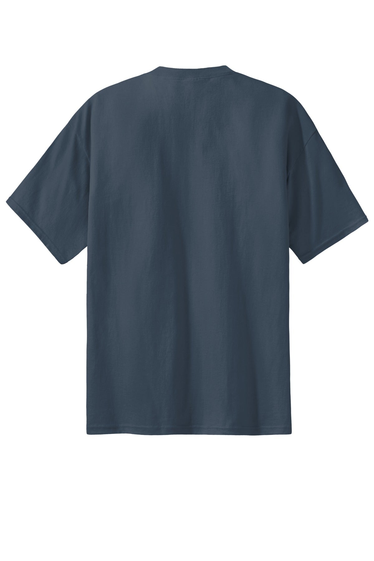 Custom Embroidered Port & Co T-Shirts  in Steel Blue