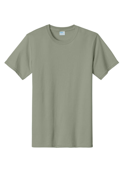Custom Embroidered Port & Co T-Shirts  in Stonewashed Green